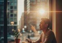 잠시 멈춤의 가치: 현대인의 영혼을 위한 ‘디지털 디톡스’가 절실한 이유 디지털 기기를 내려놓고 고요한 환경에서 휴식하며 집중력과 평온함을 되찾는 모습