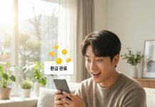 “잊고 있던 포인트가 현금이 된다?” 2026년 새해 숨은 금융 자산 통합 현금화 가이드 스마트폰 금융 앱을 통해 흩어진 카드 포인트와 휴면 예금 합계 금액을 확인하며 미소 짓는 한국인 남성